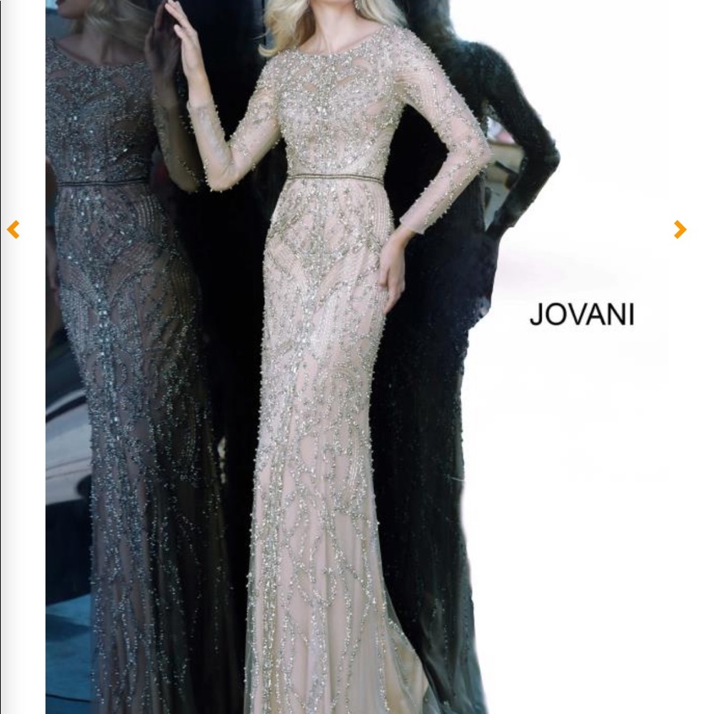 Authentic beaded Jovani Gown